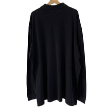 Load image into Gallery viewer, Paul and Shark Black Long Sleeved Polo - Five Extra Large (5XL) PTP 30.25"