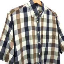 Load image into Gallery viewer, Aquascutum Block Check Short Sleeved Shirt - Large (L) PTP 24.5"
