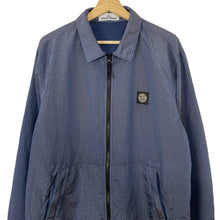Load image into Gallery viewer, Stone Island Blue Weft Nylon Seersucker TC Overshirt - Extra Large (XL) PTP 24"