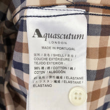 Load image into Gallery viewer, Aquascutum House Check Long Sleeved Shirt - Small (S) PTP 20.5"