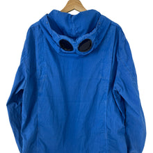 Load image into Gallery viewer, C.P Company Blue Goggle Hooded Overshirt - Triple Extra Large (XXXL) PTP 26"