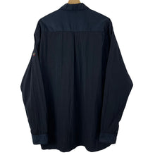 Load image into Gallery viewer, Paul and Shark Navy Econyl Nylon Metal Overshirt - Extra Large (XL) PTP 24.5"