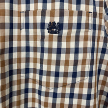 Load image into Gallery viewer, Aquascutum House Check Long Sleeved Shirt - Large (L) PTP 22"