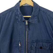 Load image into Gallery viewer, Stone Island Navy Blue Pocket Overshirt - Extra Large (XL) PTP 23"