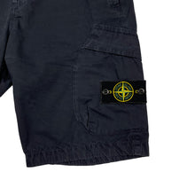 Load image into Gallery viewer, Stone Island Navy Bermuda Cargo Shorts - W 29"