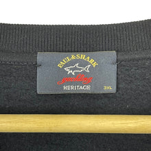 Load image into Gallery viewer, Paul and Shark Navy Embroidered Logo Crew Neck Sweater - Triple Extra Large (XXXL) PTP 28"