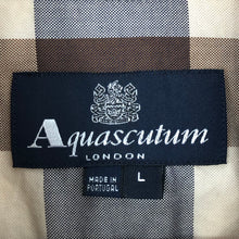 Load image into Gallery viewer, Aquascutum Block Check Long Sleeved Shirt - Large (L) PTP 21.75"