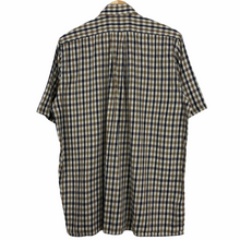 Load image into Gallery viewer, Aquascutum House Check Short Sleeved Shirt - Medium (M) PTP 23"