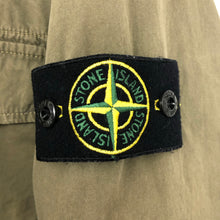 Load image into Gallery viewer, Stone Island Khaki Zip Up Hooded Overshirt - Extra Large (XL) PTP 23.75"