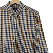 Load image into Gallery viewer, Aquascutum House Check Long Sleeved Shirt - Large (L) PTP 22"