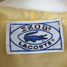 Load image into Gallery viewer, Vintage Lacoste Yellow Izod Half Zip Cagoule - Large (L) PTP 25.5"