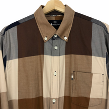 Load image into Gallery viewer, Aquascutum Block Check Long Sleeved Shirt - Extra Large (XL) PTP 23"