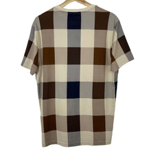 Load image into Gallery viewer, Aquascutum Block Check Short Sleeved T-Shirt - Large (L) PTP 21.25"