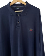 Load image into Gallery viewer, Paul and Shark Navy Long Sleeved Polo - Five Extra Large (5XL) PTP 31"