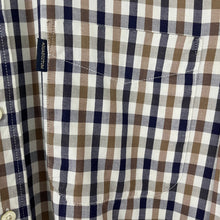 Load image into Gallery viewer, Aquascutum House Check Long Sleeved Shirt - Medium (M) PTP 23.5"