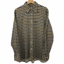 Load image into Gallery viewer, Aquascutum Flannel House Check Long Sleeved Shirt - Medium (M) PTP 22.5"