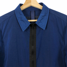 Load image into Gallery viewer, Paul and Shark Blue Nylon Shimmer Overshirt - Medium (M) PTP 21.25"