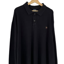 Load image into Gallery viewer, Paul and Shark Black Long Sleeved Polo - Five Extra Large (5XL) PTP 30.25"