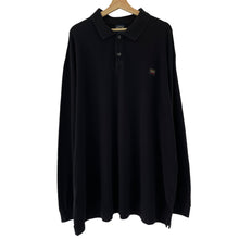 Load image into Gallery viewer, Paul and Shark Black Long Sleeved Polo - Five Extra Large (5XL) PTP 30.25"