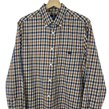 Load image into Gallery viewer, Aquascutum House Check Long Sleeved Shirt - Large (L) PTP 22"