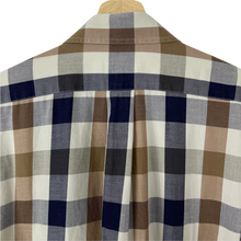 Load image into Gallery viewer, Aquascutum Block Check Long Sleeved Shirt - Large (L) PTP 24.75"