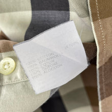 Load image into Gallery viewer, Aquascutum Block Check Short Sleeved Shirt - Small (S) PTP 21.25"