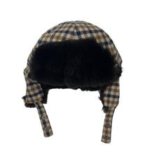 Load image into Gallery viewer, Aquascutum House Check Wool Trapper Hat - Large (L)