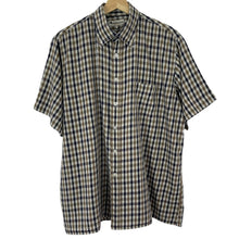 Load image into Gallery viewer, Aquascutum House Check Short Sleeved Shirt - Large (L) PTP 24.75"