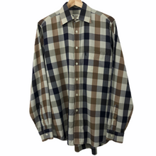 Load image into Gallery viewer, Aquascutum Block Check Long Sleeved Shirt - Small (S) PTP 22"
