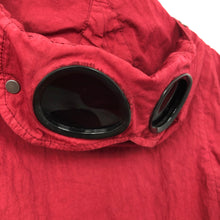 Load image into Gallery viewer, C.P Company Red Goggle Hooded Overshirt - Extra Large (XL) PTP 22.25"