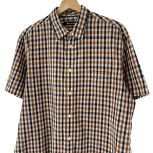 Load image into Gallery viewer, Aquascutum House Check Short Sleeved Shirt - Extra Large (XL) PTP 22"