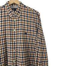 Load image into Gallery viewer, Aquascutum House Check Long Sleeved Shirt - Large (L) PTP 21"