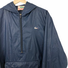 Load image into Gallery viewer, Vintage Lacoste Navy Half Zip Cagoule - Medium (M) PTP 22.5"