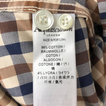 Load image into Gallery viewer, Aquascutum House Check Long Sleeved Shirt - Large (L) PTP 22"