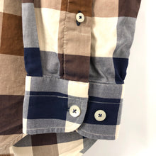 Load image into Gallery viewer, Aquascutum Block Check Long Sleeved Shirt - Small (S) PTP 20.25"
