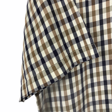 Load image into Gallery viewer, Aquascutum House Check Short Sleeved Shirt - Small (S) PTP 21.5"