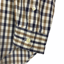 Load image into Gallery viewer, Aquascutum House Check Long Sleeved Shirt - Medium (M) PTP 24"