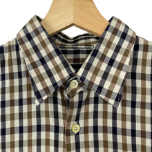 Load image into Gallery viewer, Aquascutum House Check Long Sleeved Shirt - Small (S) PTP 20.75"