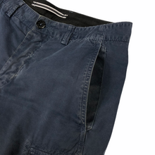 Load image into Gallery viewer, Stone Island Navy Blue Bermuda Cargo Shorts - W 30"