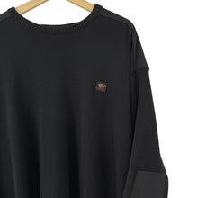 Load image into Gallery viewer, Paul and Shark Black C0P918 Crew Neck Sweater - Five Extra Large (5XL) PTP 30.5"