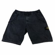 Load image into Gallery viewer, Stone Island Navy Blue Bermuda Shorts - W 34"