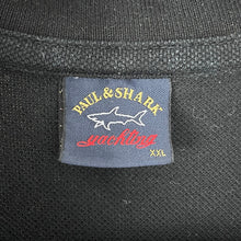 Load image into Gallery viewer, Paul and Shark Black Short Sleeved Polo - Double Extra Large (XXL) PTP 22.5"