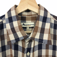 Load image into Gallery viewer, Aquascutum Block Check Short Sleeved Shirt - Extra Large (XL) PTP 27"