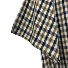 Load image into Gallery viewer, Aquascutum House Check Short Sleeved Shirt - Medium (M) PTP 24"