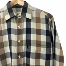 Load image into Gallery viewer, Aquascutum Block Check Long Sleeved Shirt - Small (S) PTP 22"