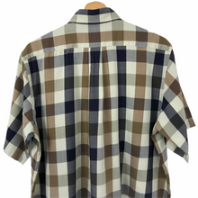 Load image into Gallery viewer, Aquascutum Block Check Short Sleeved Shirt - Medium (M) PTP 23.25"