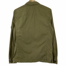 Load image into Gallery viewer, C.P Company Khaki Green Button Up Lens Overshirt - Small (S) PTP 19.25"