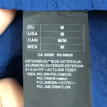 Load image into Gallery viewer, Paul and Shark Blue Nylon Shimmer Overshirt - Medium (M) PTP 21.25"