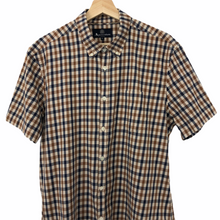 Load image into Gallery viewer, Aquascutum House Check Short Sleeved Shirt - Extra Large (XL) PTP - 22.5"
