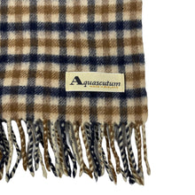 Load image into Gallery viewer, Aquascutum Classic House Check Lambswool / Cashmere Scarf - One Size Fits All